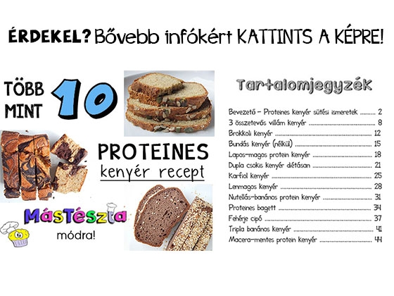 Proteines kenyér receptes könyv Proteines kenyér receptes könyv